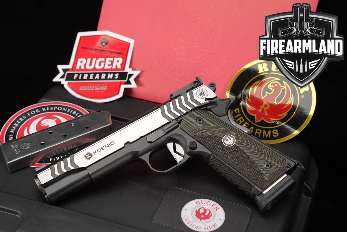 Ruger SR1911 Custom Shop Competition Koenig 45 ACP SR-1911 +2 MAGS