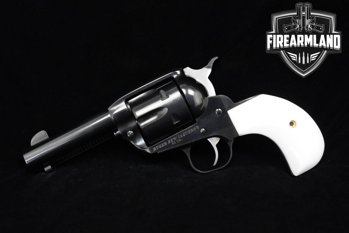TALO EXCLUSIVE Sturm Ruger New Vaquero 45-LC 3.75" Birdshead Ruger-Vaquero