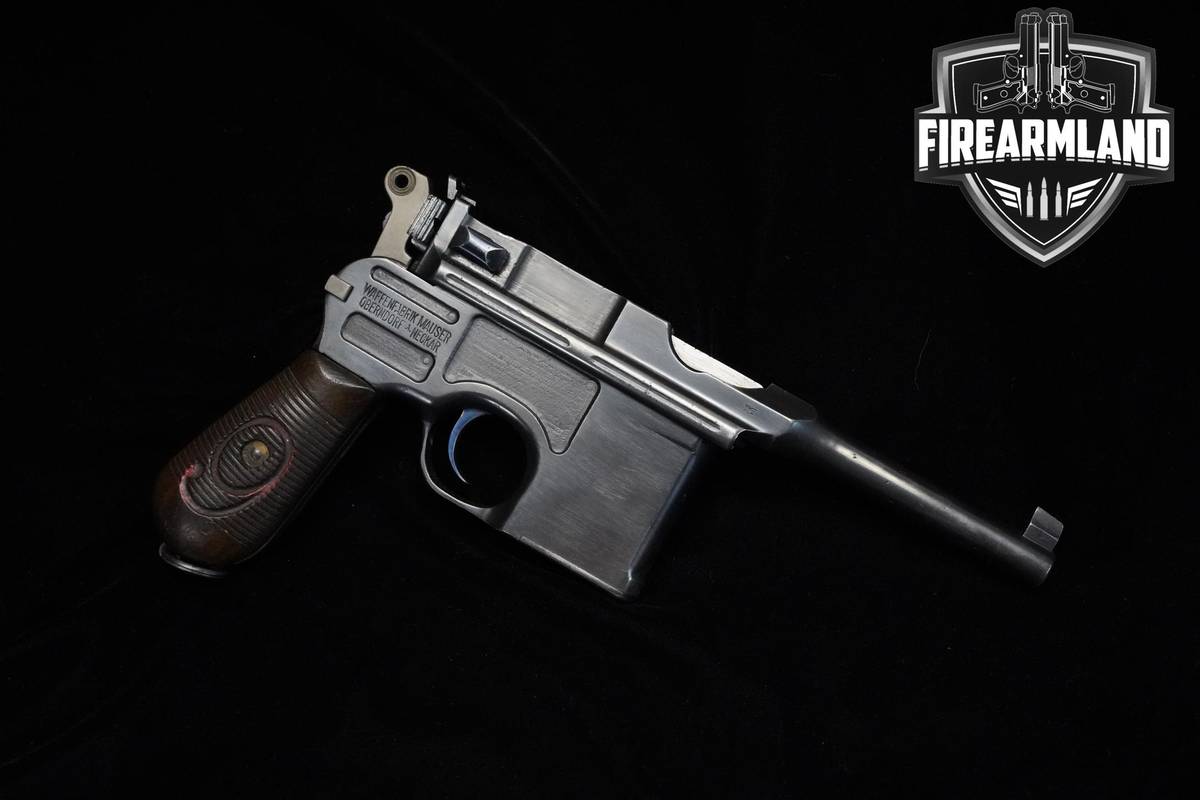 Mauser Model 1916 Prussian Red-9 Broomhandle 9mm Mauser 1916 C96 C-96 1896