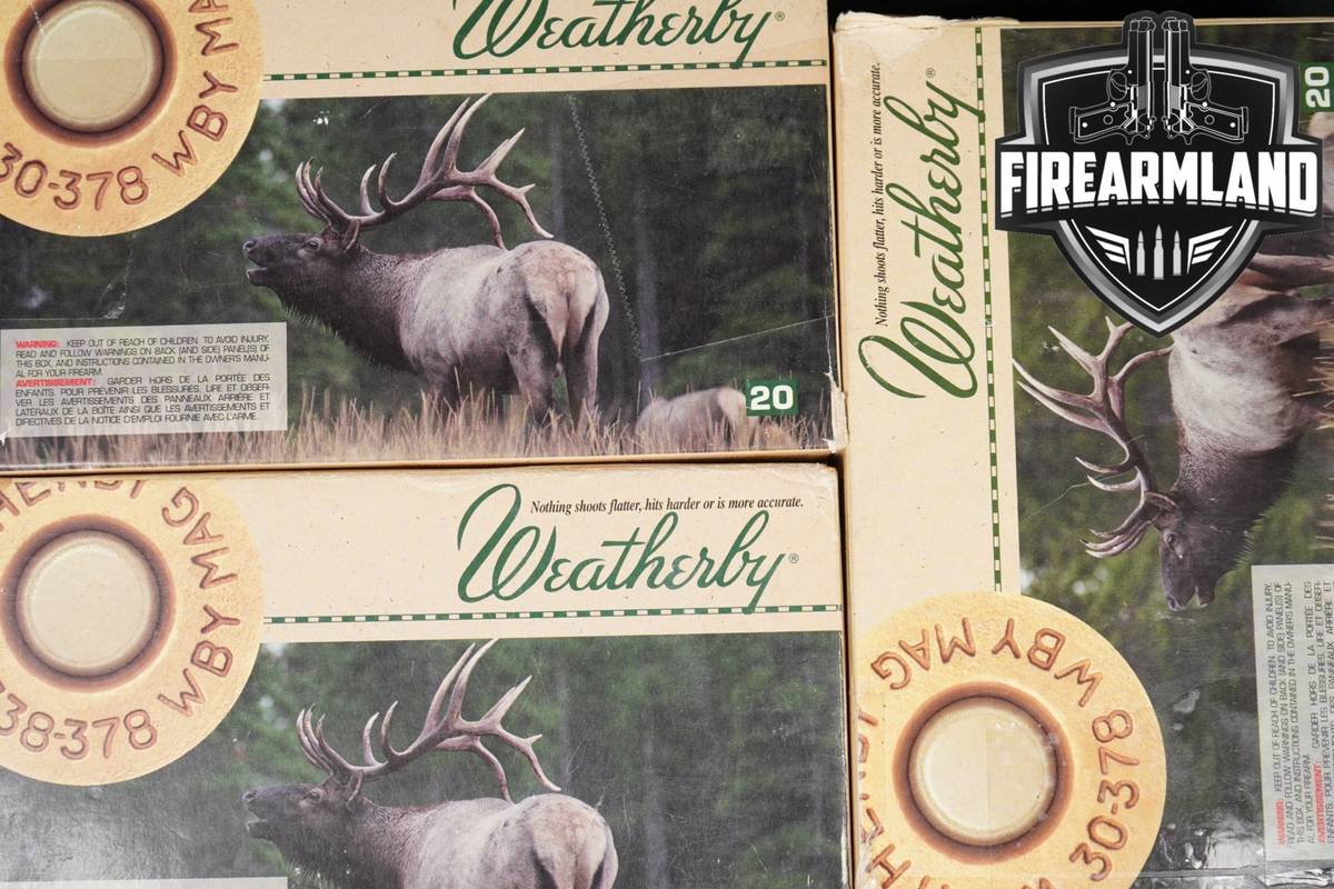 60 RDS! 30-378 Wby Magnum Ammo Mag Ammunition