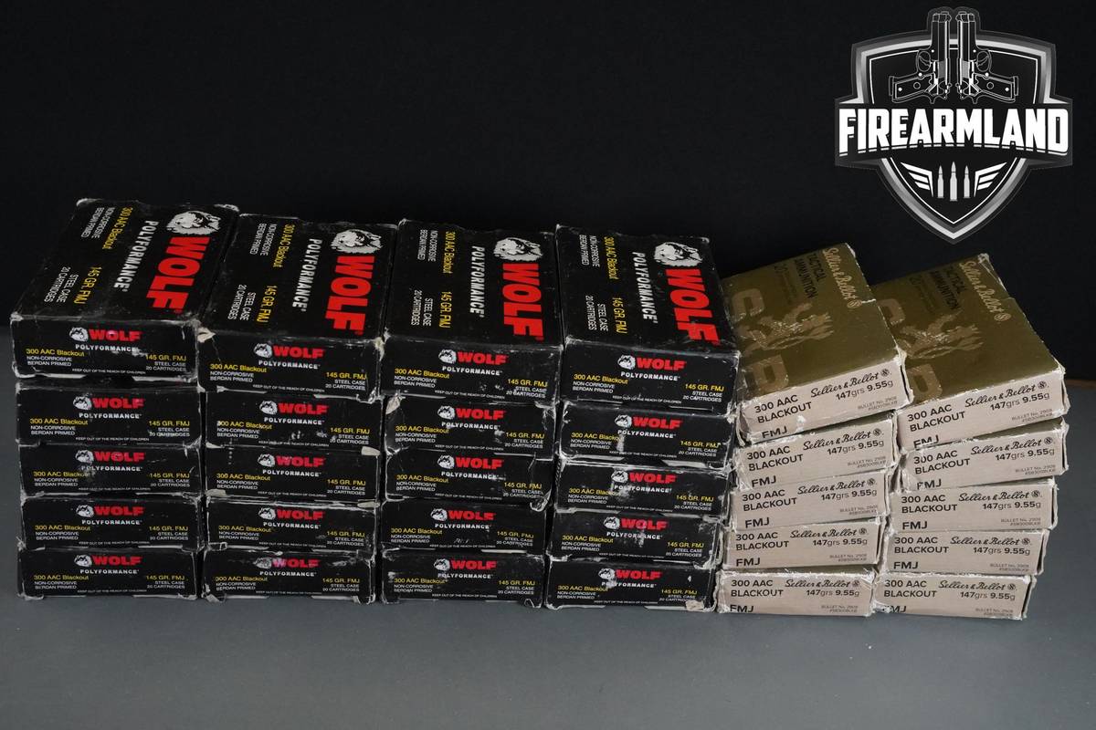 300 Blackout Ammo 300-Blackout Ammunition 600 ROUNDS