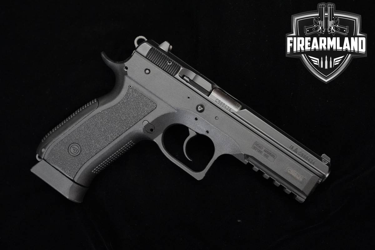 CZ 75 SP-01 Phantom 9mm 4.6" Black Polycoat CZ CZ75 +2 MAGS