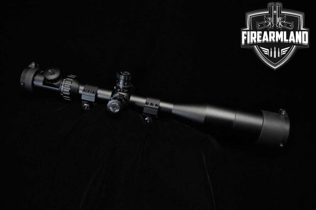 Millett Tactical TRS-1 4-16X50mm SFP Green Illuminated Mil-Dot Bar Reticle