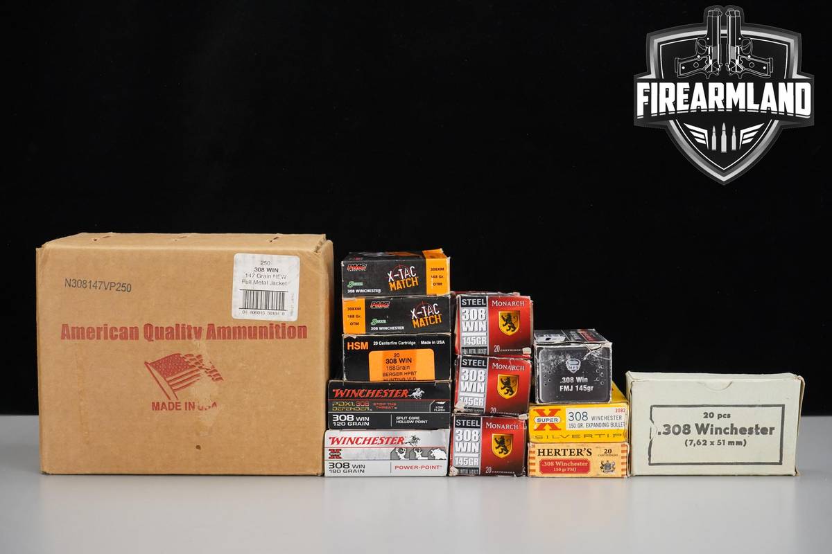 490 RDS! 308 Winchester Ammo 308Win