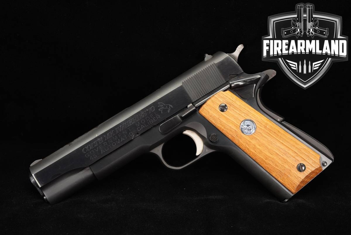 1973 Colt Government Model MK IV/Series '70 45 ACP 1911 5 Blued
