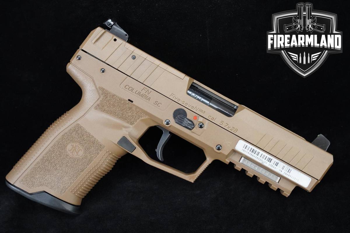 FN Five-seveN MK3 5.7x28 Coyote Tan FN +2 MAGS & ORIG CASE