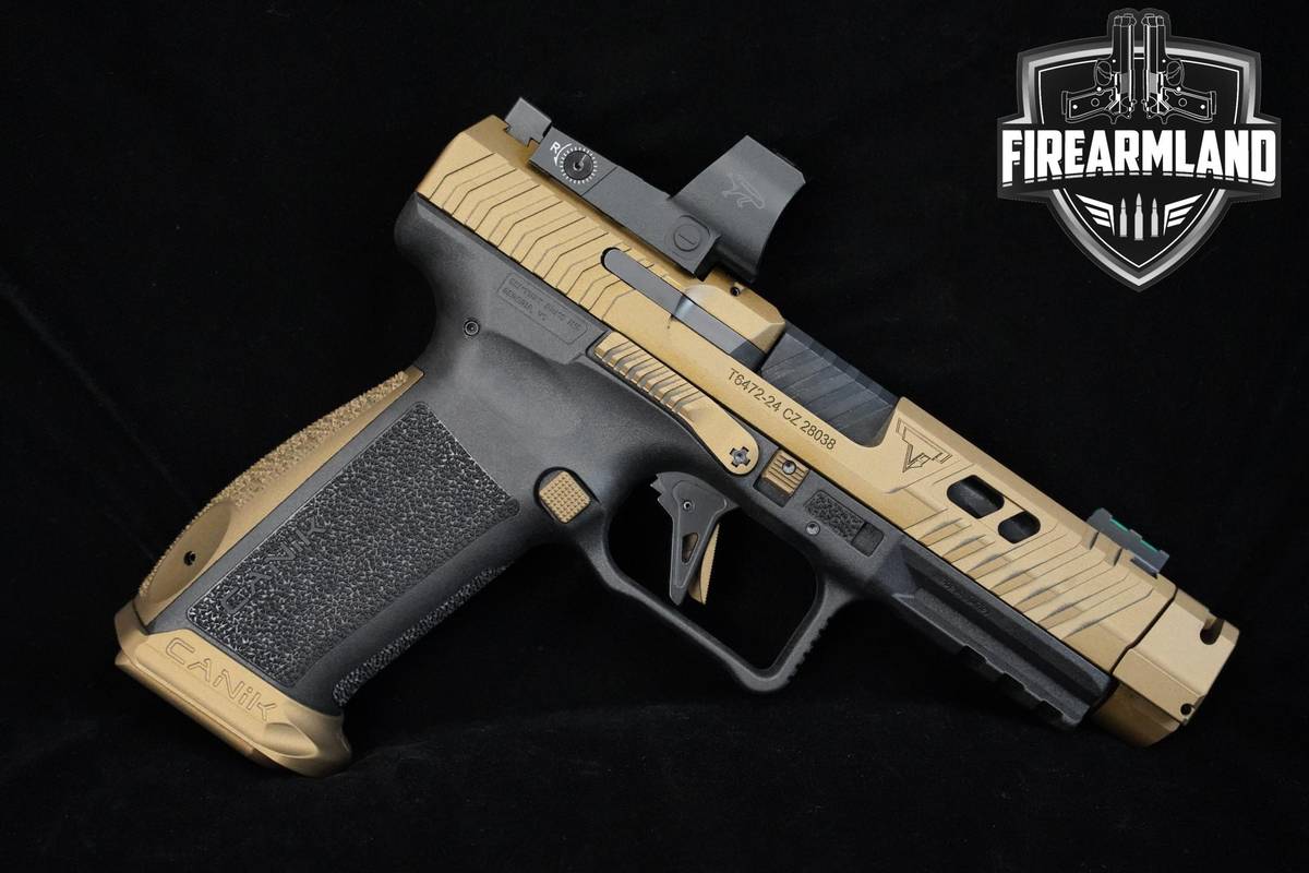 Canik TTI Combat 9mm 4.6" Two-Tone Canik Taran Tactical ORIG CASE & OPTIC