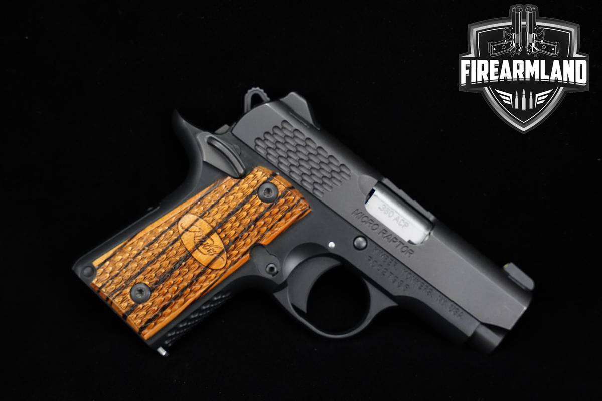 Kimber Micro Raptor Custom Shop 380 ACP 1911 +3 MAGS, ORIG BOX & HOLSTER