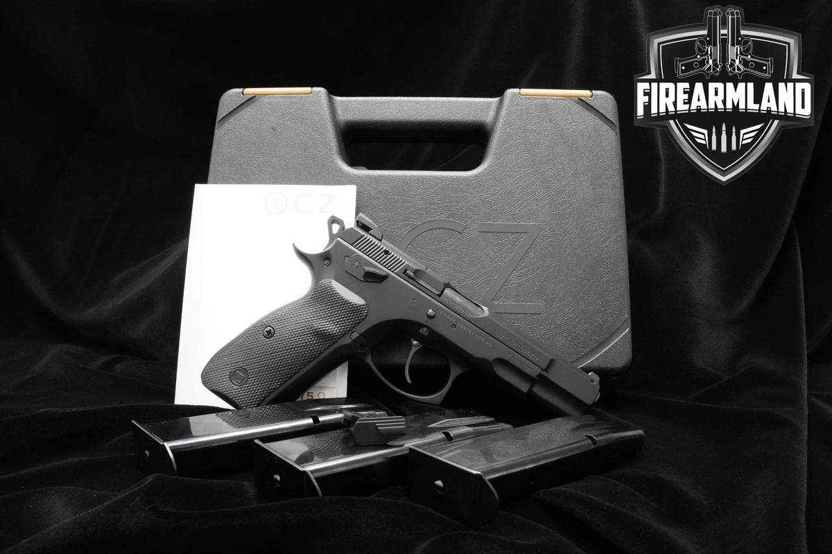 CZ 75 B 9mm 4.7" CZ +3 MAGS & ORIG CASE CZ75