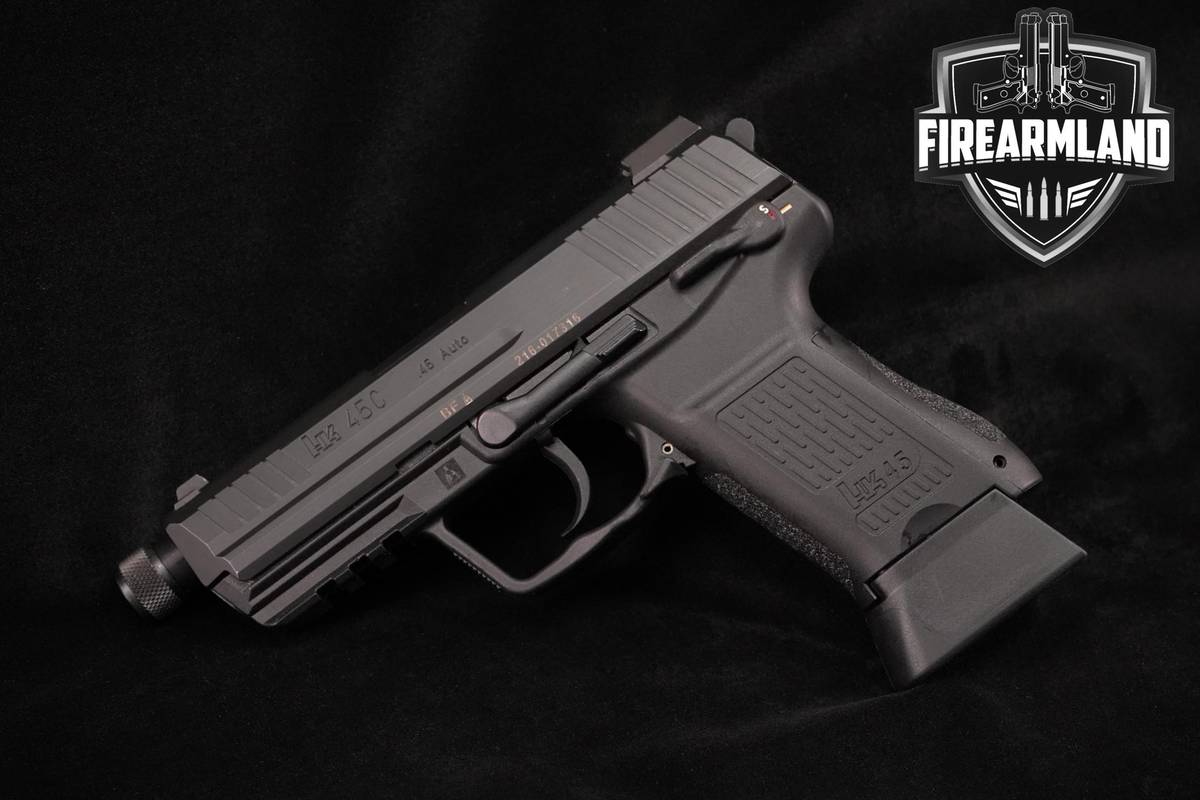 Heckler & Koch HK45 Compact Tactical V1 45 ACP H&K HK +2 MAGS & CASE