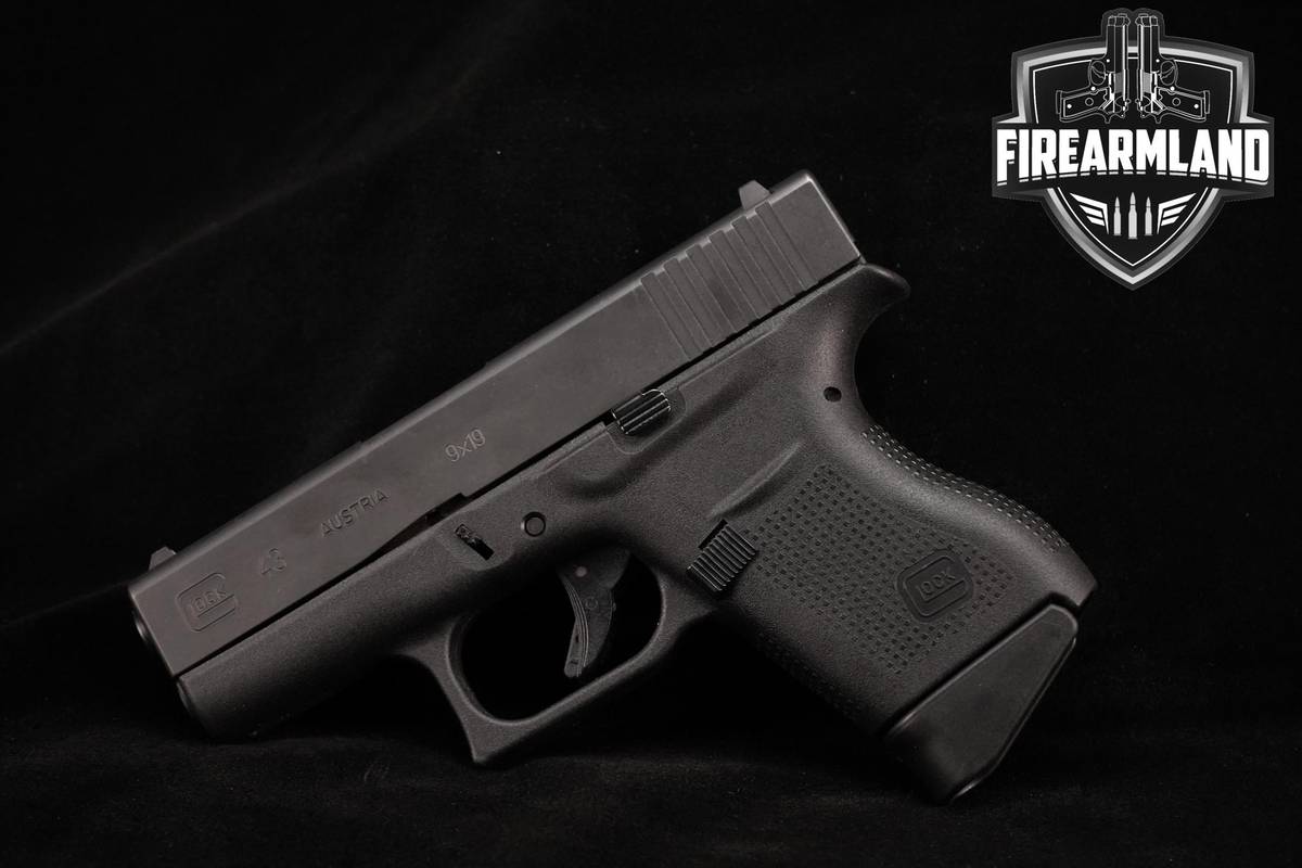 Glock 43 9mm 3.41" Glock G43 G-43 +ORIG CASE & HOLSTER