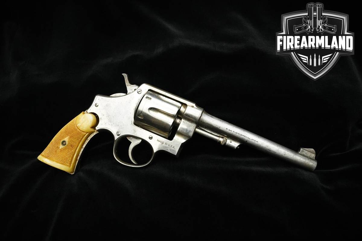 1938-39 Smith & Wesson (S&W) 44 Hand Ejector 2nd Model 44 Special 6.5" S&W