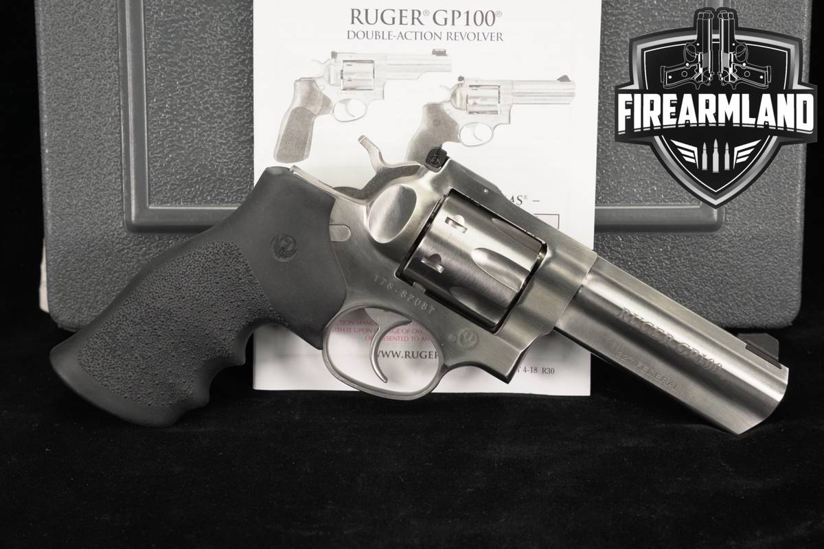 Ruger GP100 327 Federal Magnum 4.2" Satin Stainless 1748 GP 100 +ORIG CASE