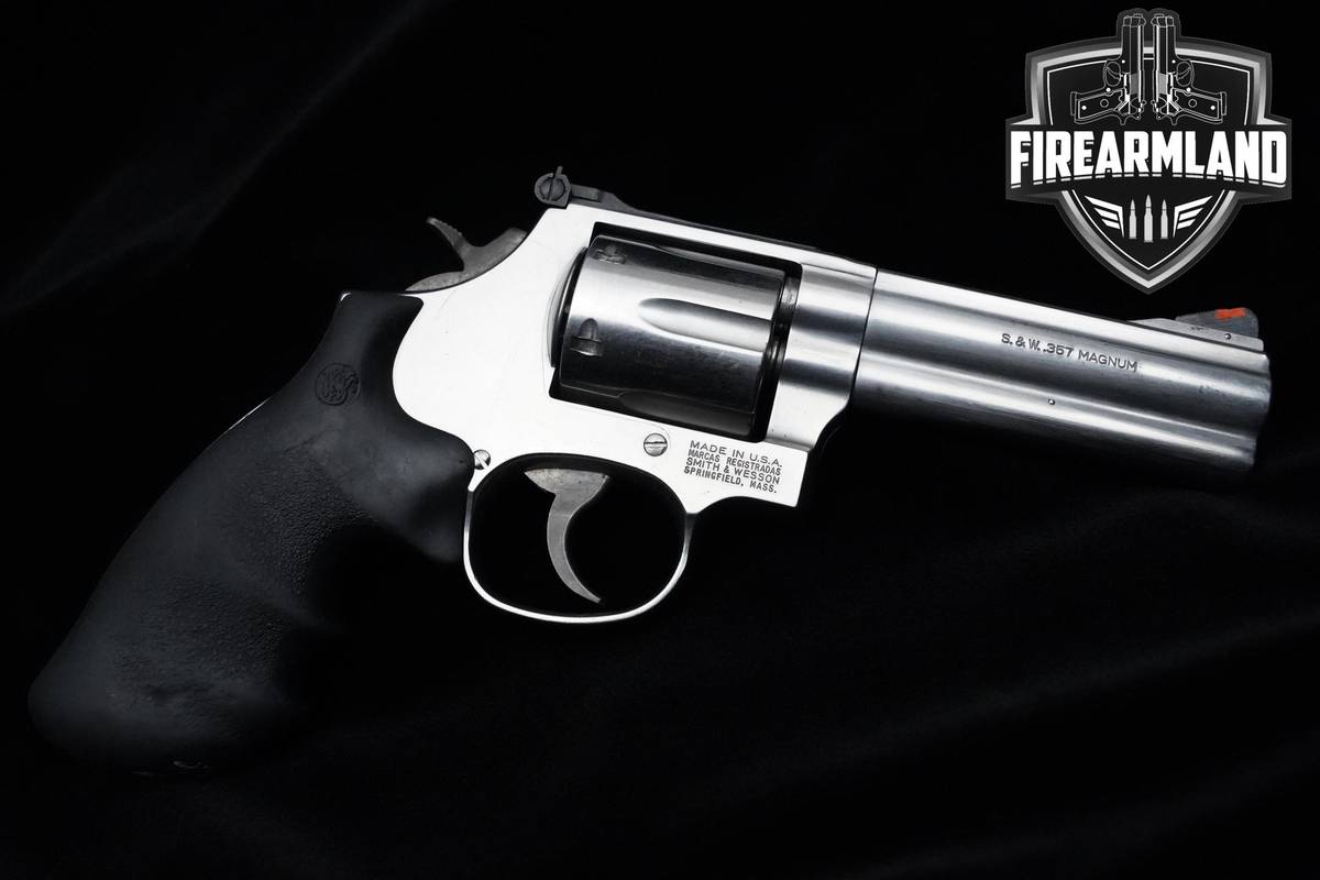 1999 Smith & Wesson (S&W) 686-5 357 Magnum 4" Stainless Revolver DA/SA