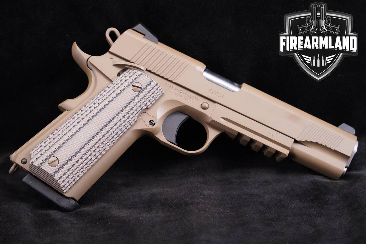 USMC MEUSOC STYLE Tisas USA 1911 Raider Series 70 9mm 5" FDE