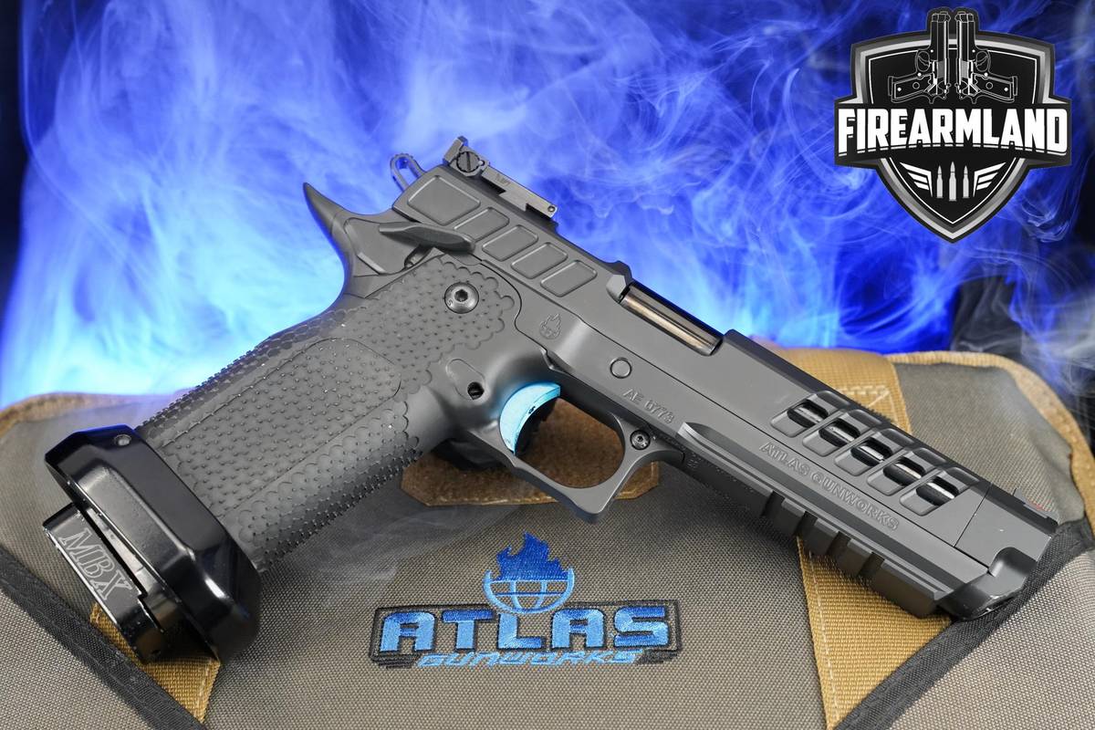 Atlas Gunworks Nemesis 40 S&W 1911 5" Bull Black 2011 Competition ORIG CASE