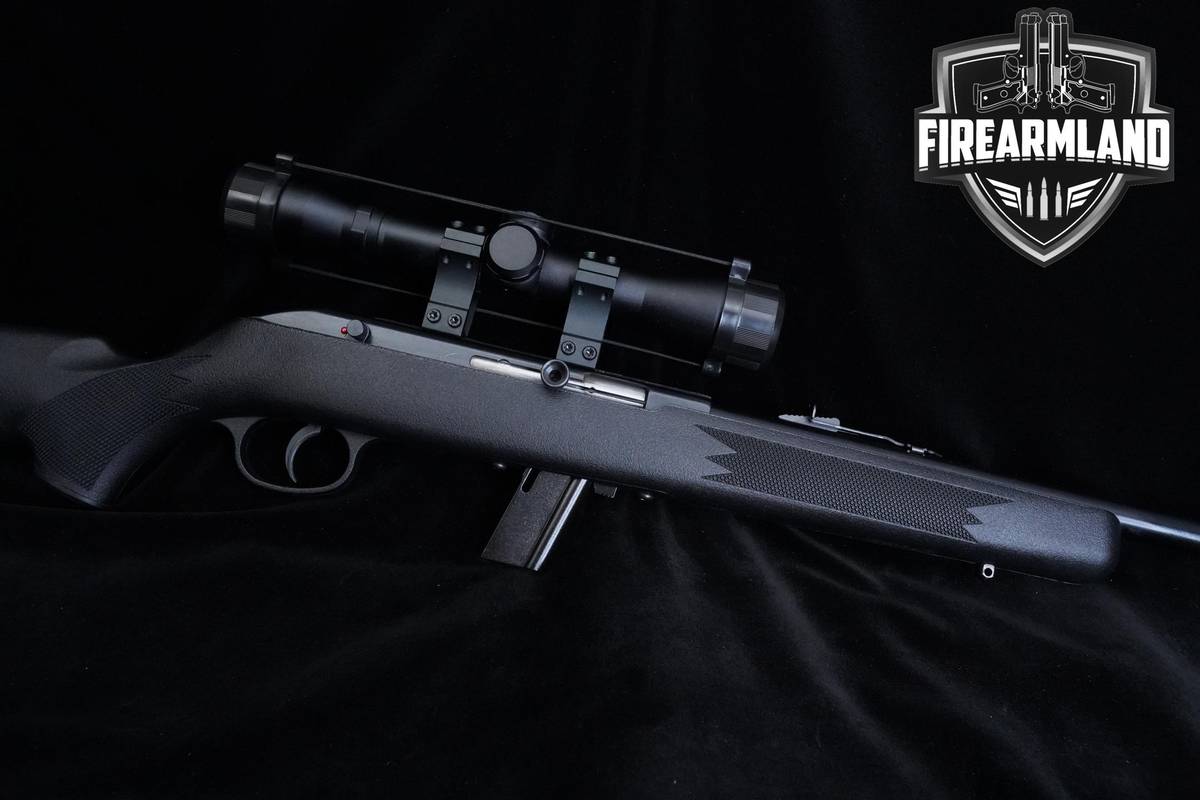 Savage Arms Model 64 F 22LR 21" Blued Savage 64 +OPTIC