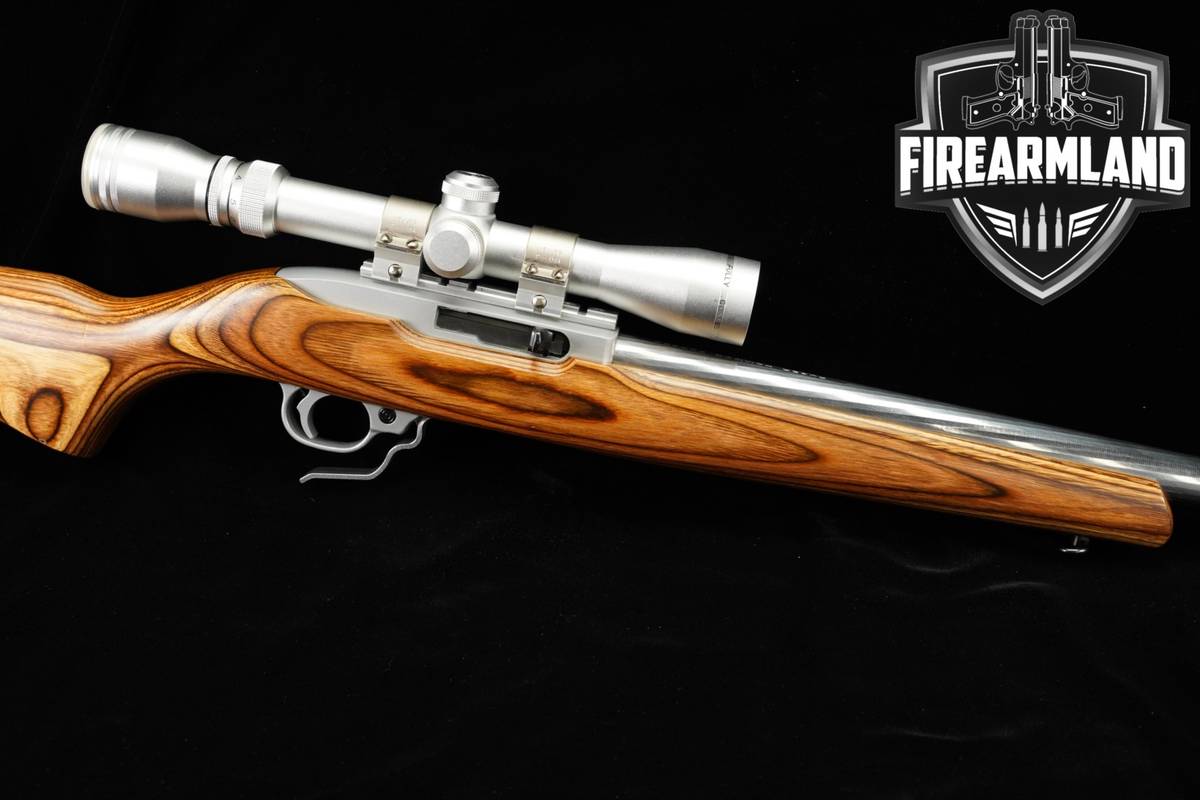 2005 Ruger 10/22 Target 22LR 20" Stainless & Laminate 1022 +SIMMONS SCOPE