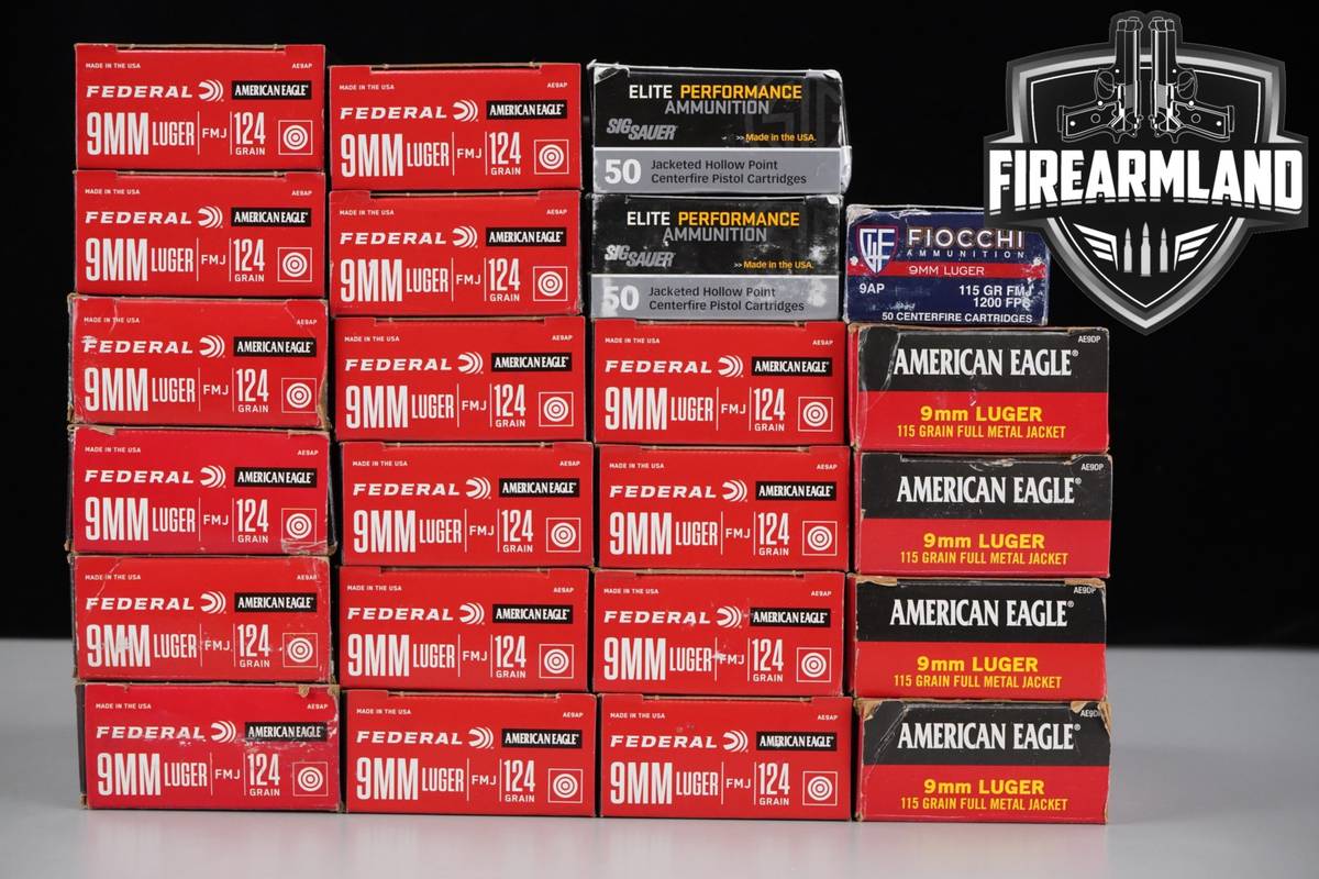 1150 RDS! 9mm Ammo 9-mm