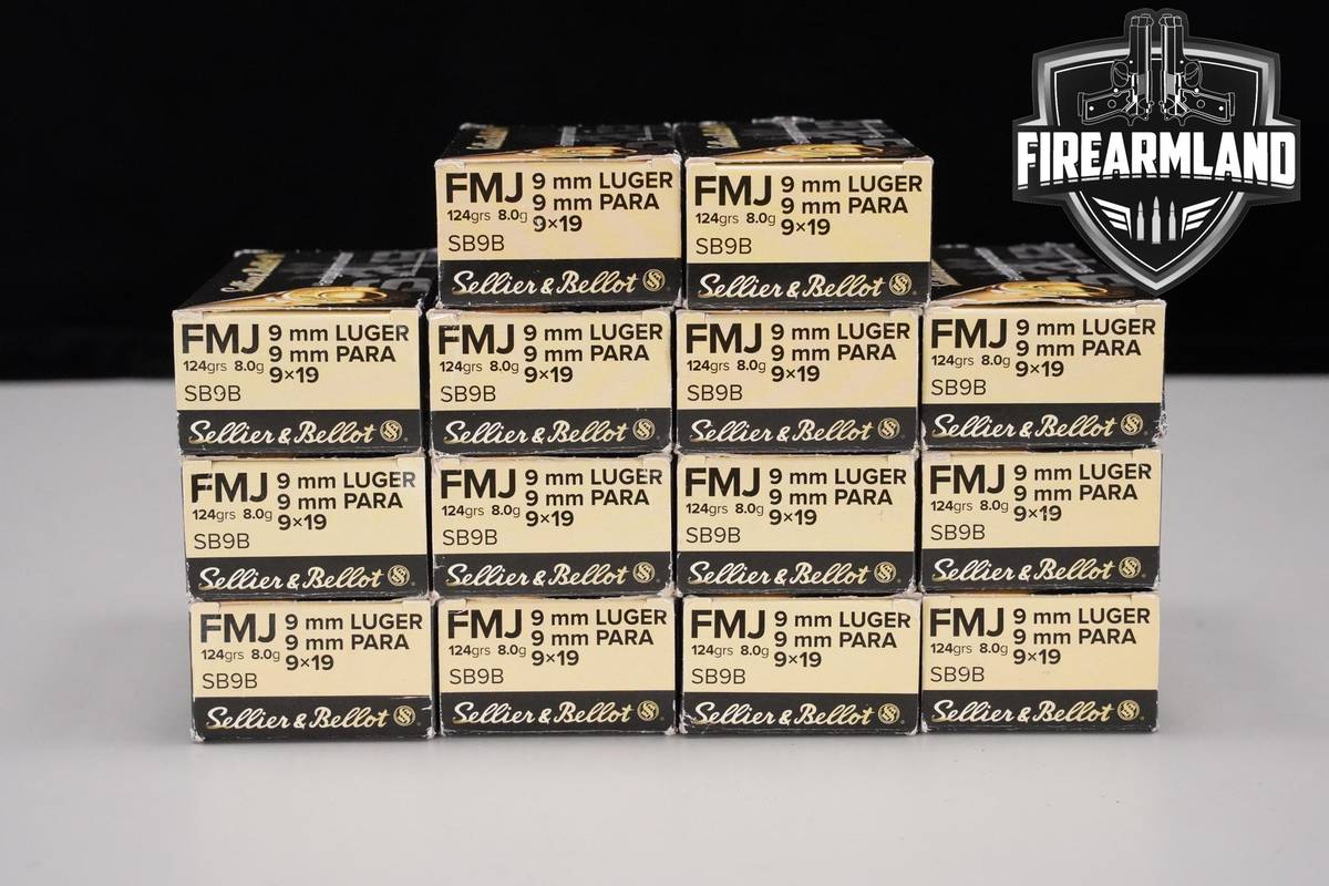 9mm Ammunition 9x19mm-Para 9mm-Luger Ammo 700 ROUNDS