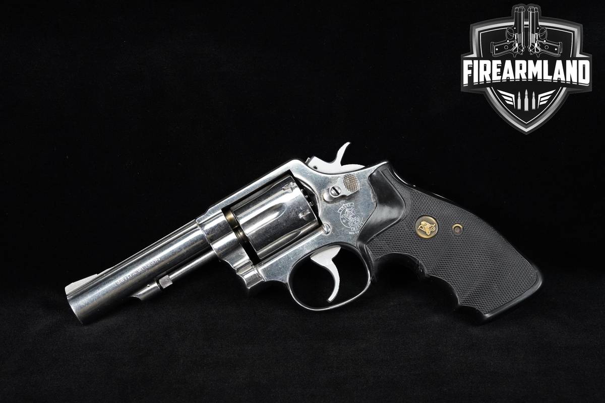 1980'S Smith & Wesson S&W Model 64-3 38 Special 4" Stainless Revolver