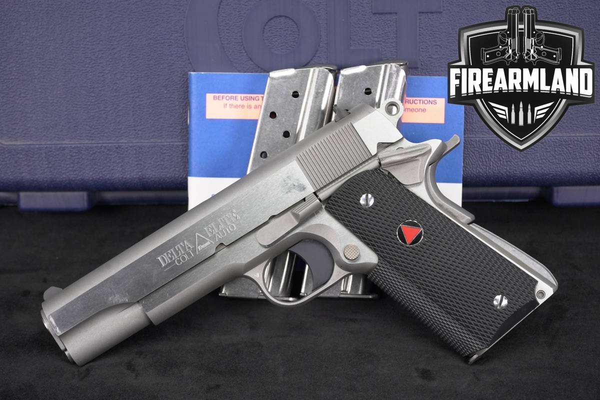Colt Delta Elite Mk IV Series 80 10mm 1911 5" O2020 +3 MAGS & ORIG CASE