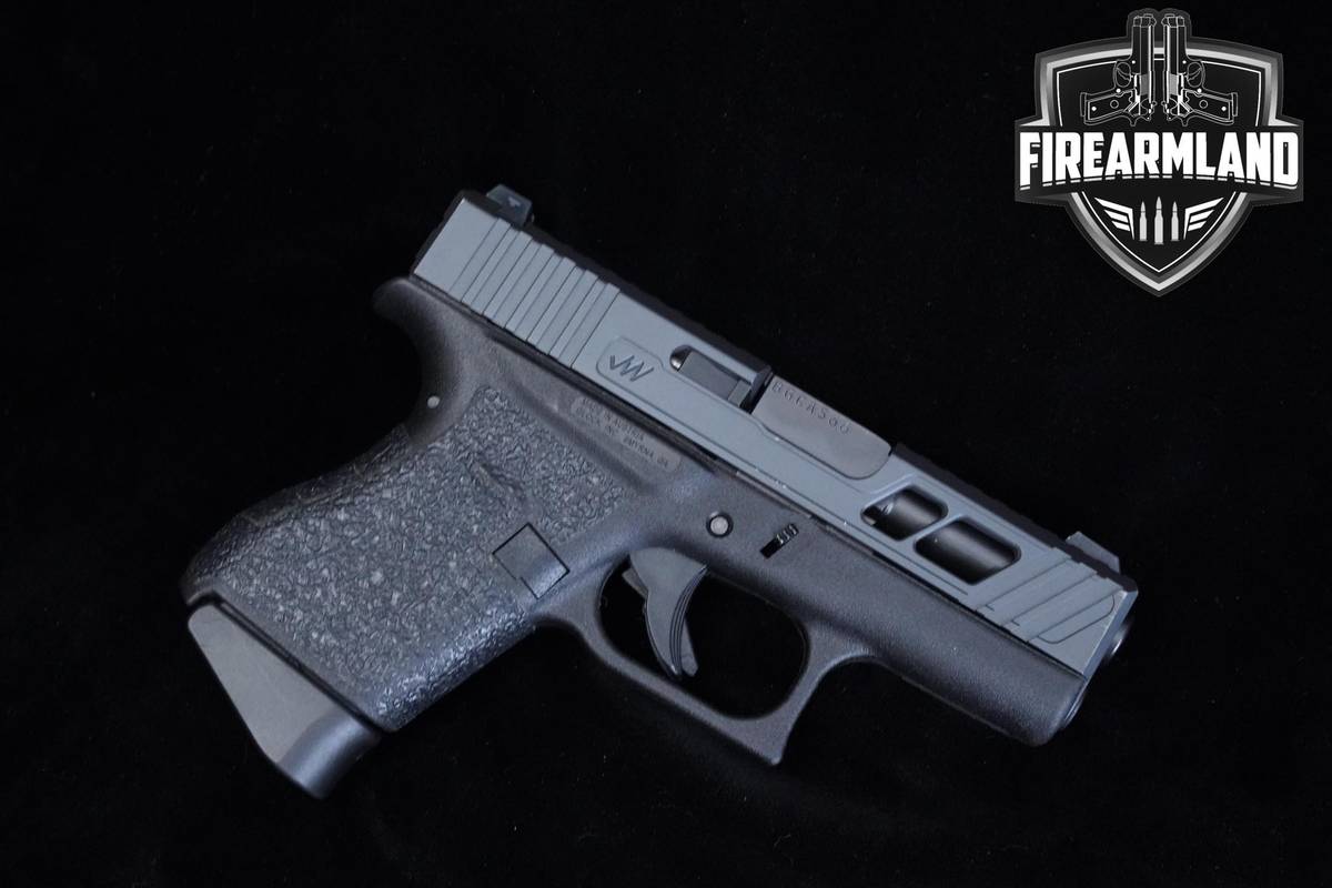 CUSTOM Glock 43 Slimline 9mm 3.41" Jagerwerks slide Glock +2 MAGS