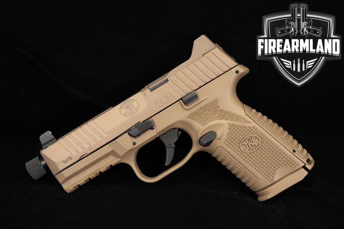 FN America 509 Tactical Optic-Ready 9mm 4.5" Threaded FDE FN509 509T