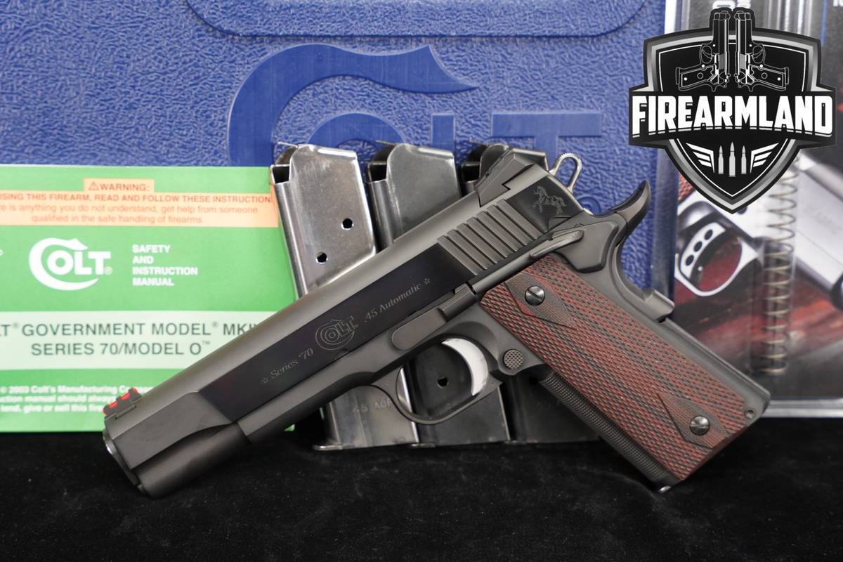 ELI WHITNEY 1 Of 500 Colt Government Model Competition Series 70 TALO 1911