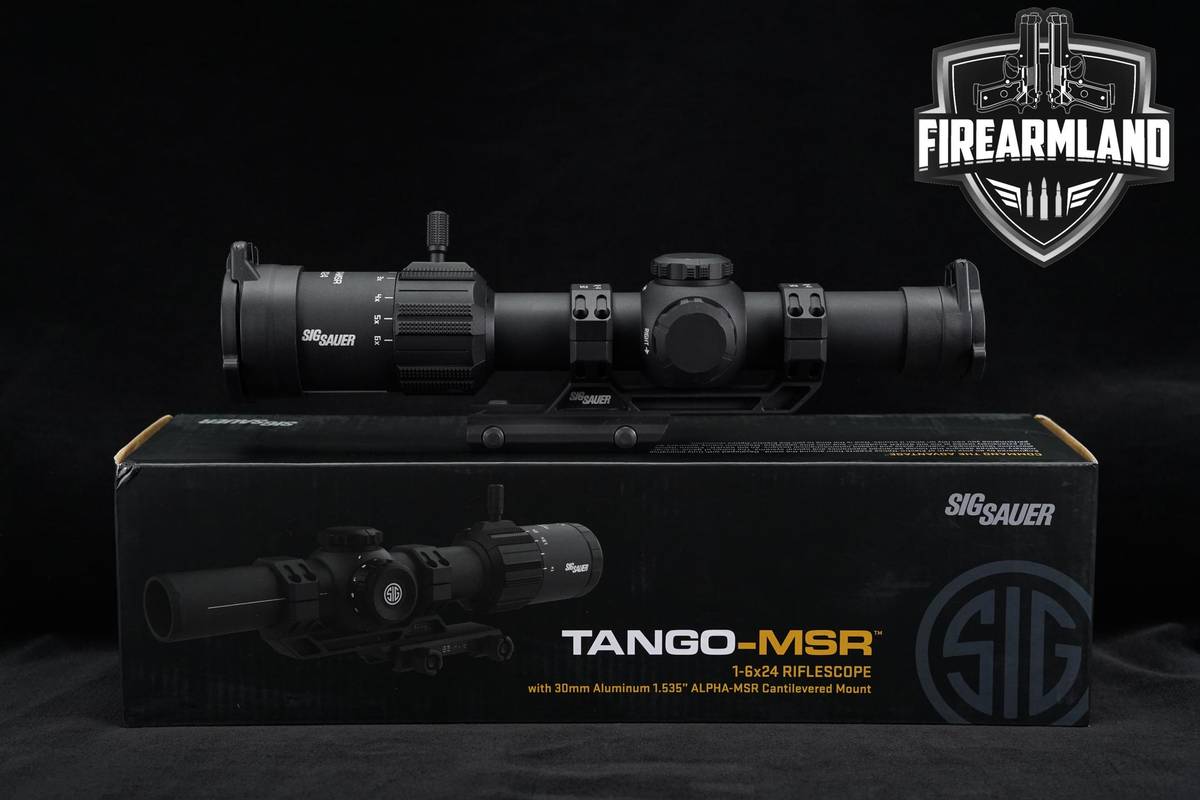 Sig Sauer Tango-MSR 1-6x24 Illuminated MSR BDC6 MOA SFP Reticle +ORIG BOX