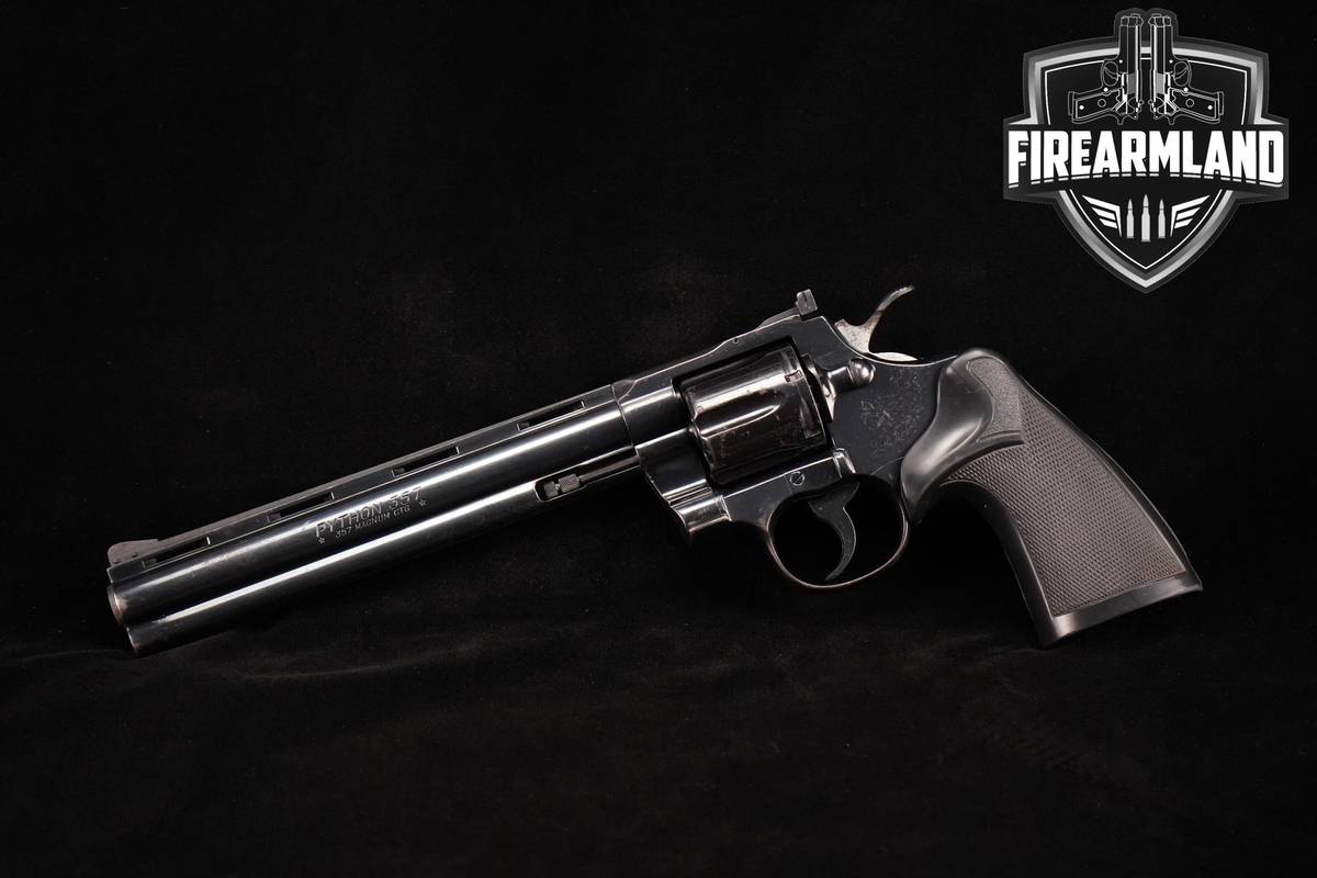 1981 Colt Python 357 Magnum 8" Blued Colt-Python DA/SA