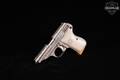 Galesi RG Factory Engraved Presentation, Early Push-Button Takedown .22 LR Bright Nickel in Very Good Condition Image 2