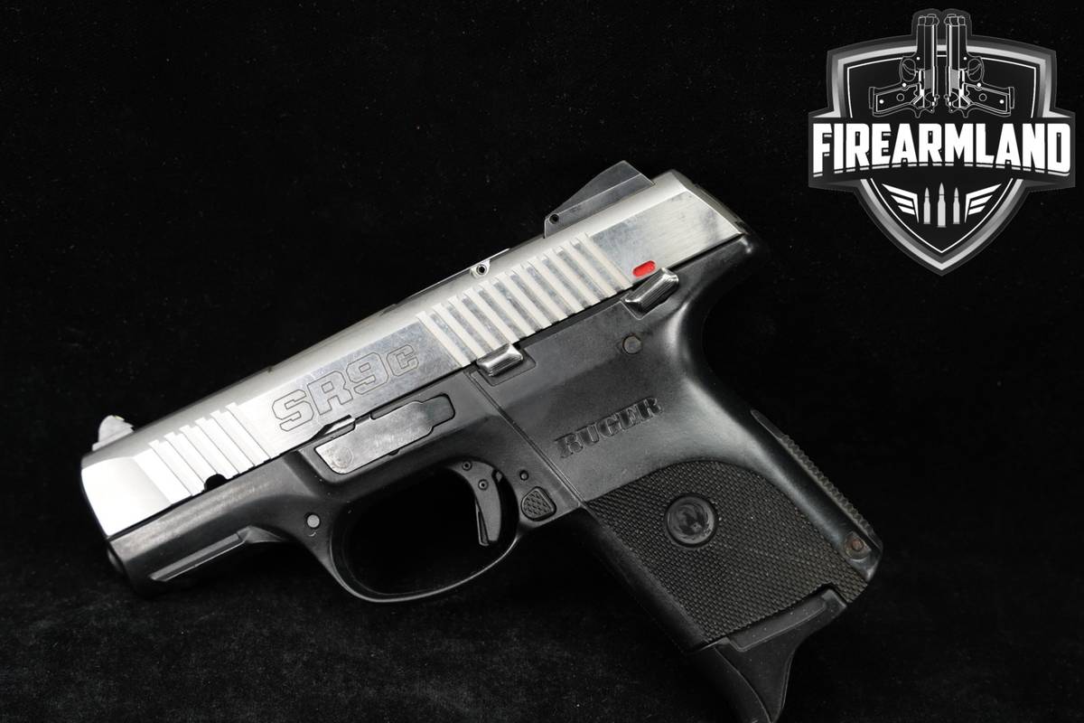 2015 Ruger SR9c 9mm 3.5" Ambi Safety Adj Rear Sight SR 9 C Italian Mag