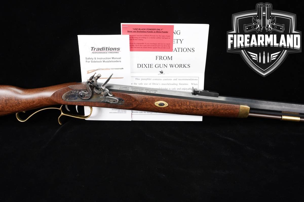 Traditions Hawken Woodsman Flintlock .50 Caliber 28" +ORIG BOX
