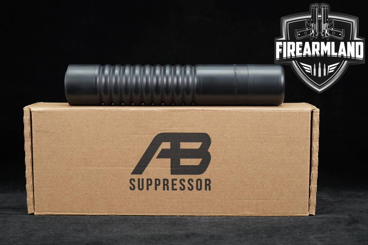 ULTRA LIGHT! AB Suppressors Raptor-10 7.62 (30CAL) +ORIG BOX