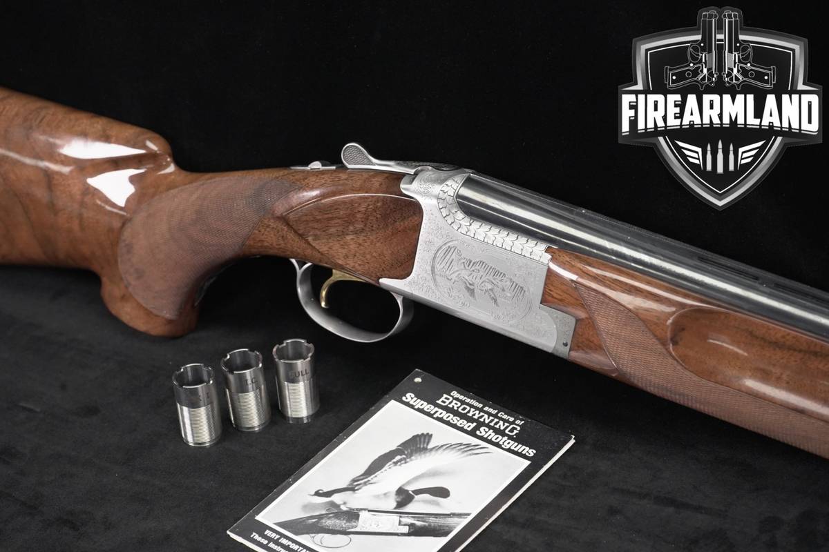 1989 Browning B-125 Grade C Hunting 12-Gauge 28" B125 +ORIG BOX, CHOKES