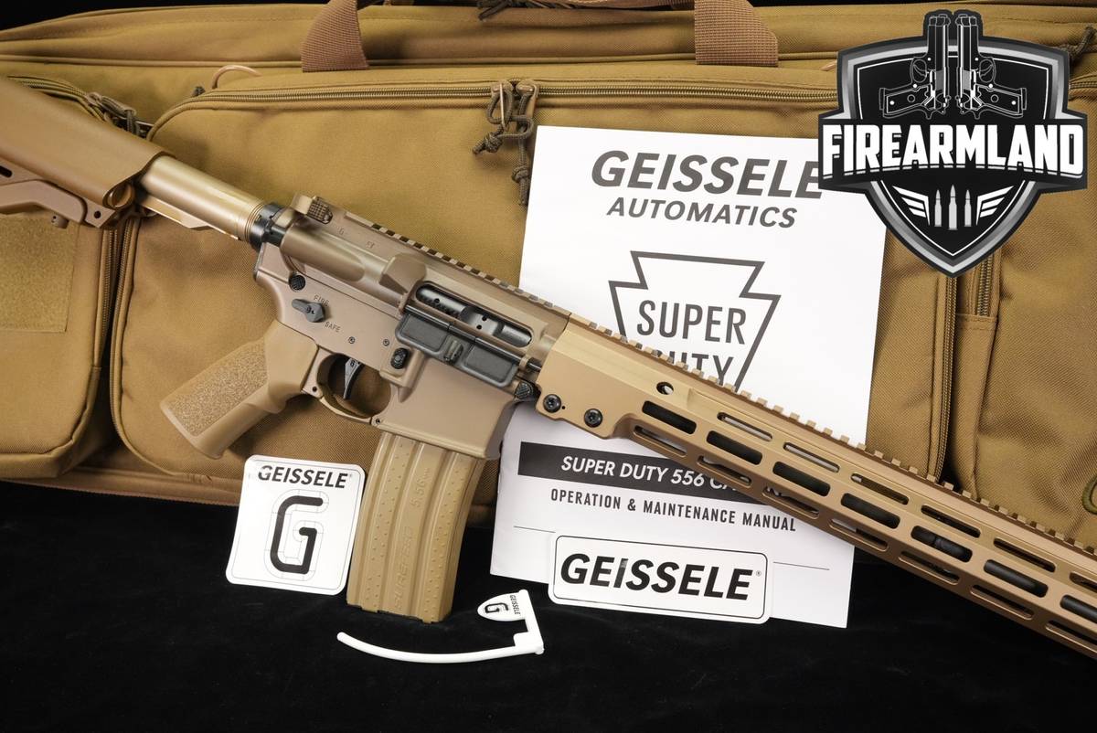 Geissele Automatics SD-556 Super Duty AR-15 AR15 Tan SD556 +CASE