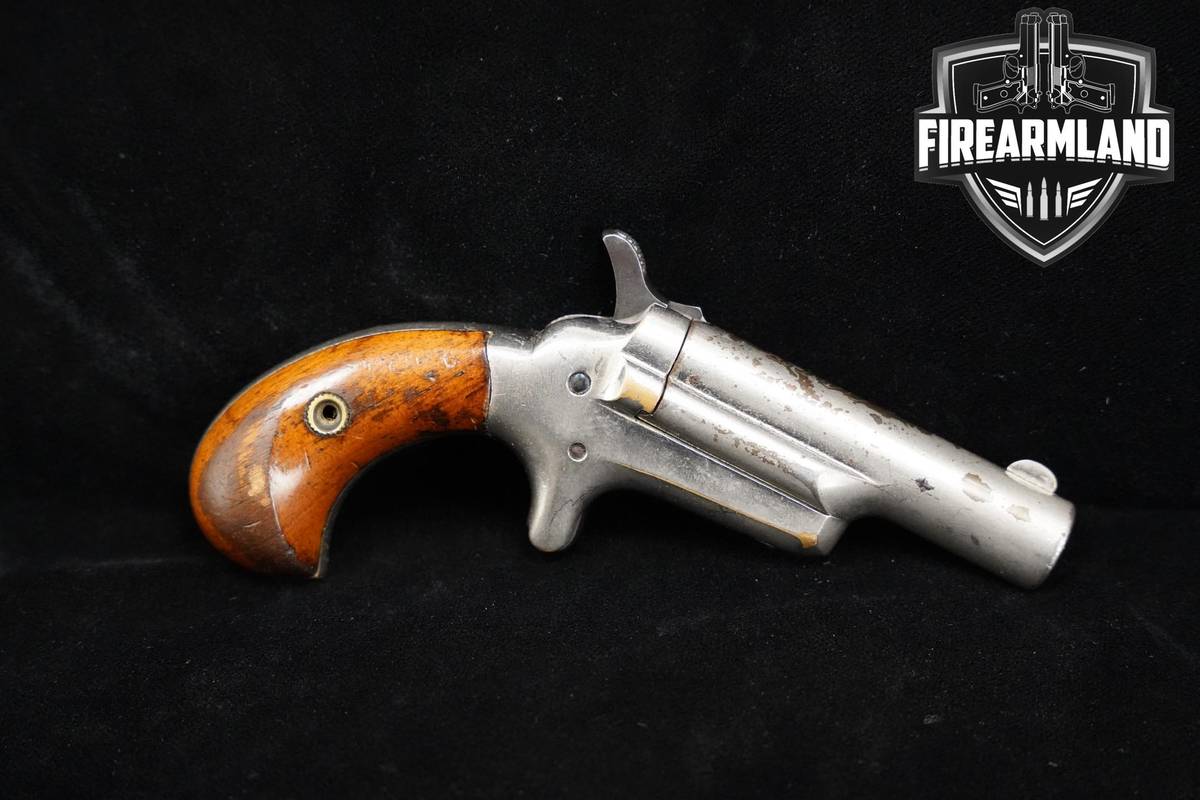 ANTIQUE Colt Third Model Derringer 41-Rimfire Nickel Colt Third-Model Thuer