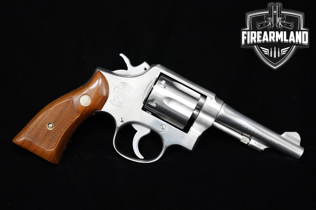 NO DASH 1972 Smith & Wesson (S&W) Model 64 38 Special 4" Stainless S&W 64