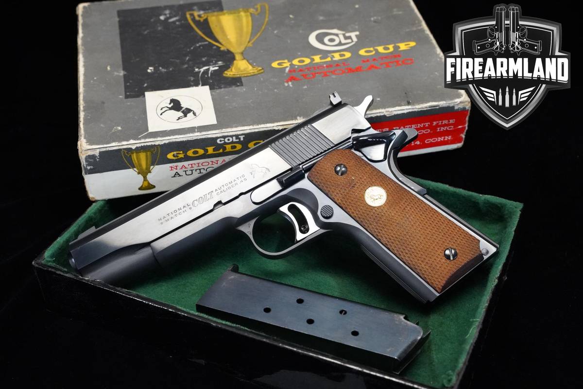 SUPERB 1964 Colt Gold Cup National Match 45 ACP 1911A1 Colt 1911 +ORIG BOX