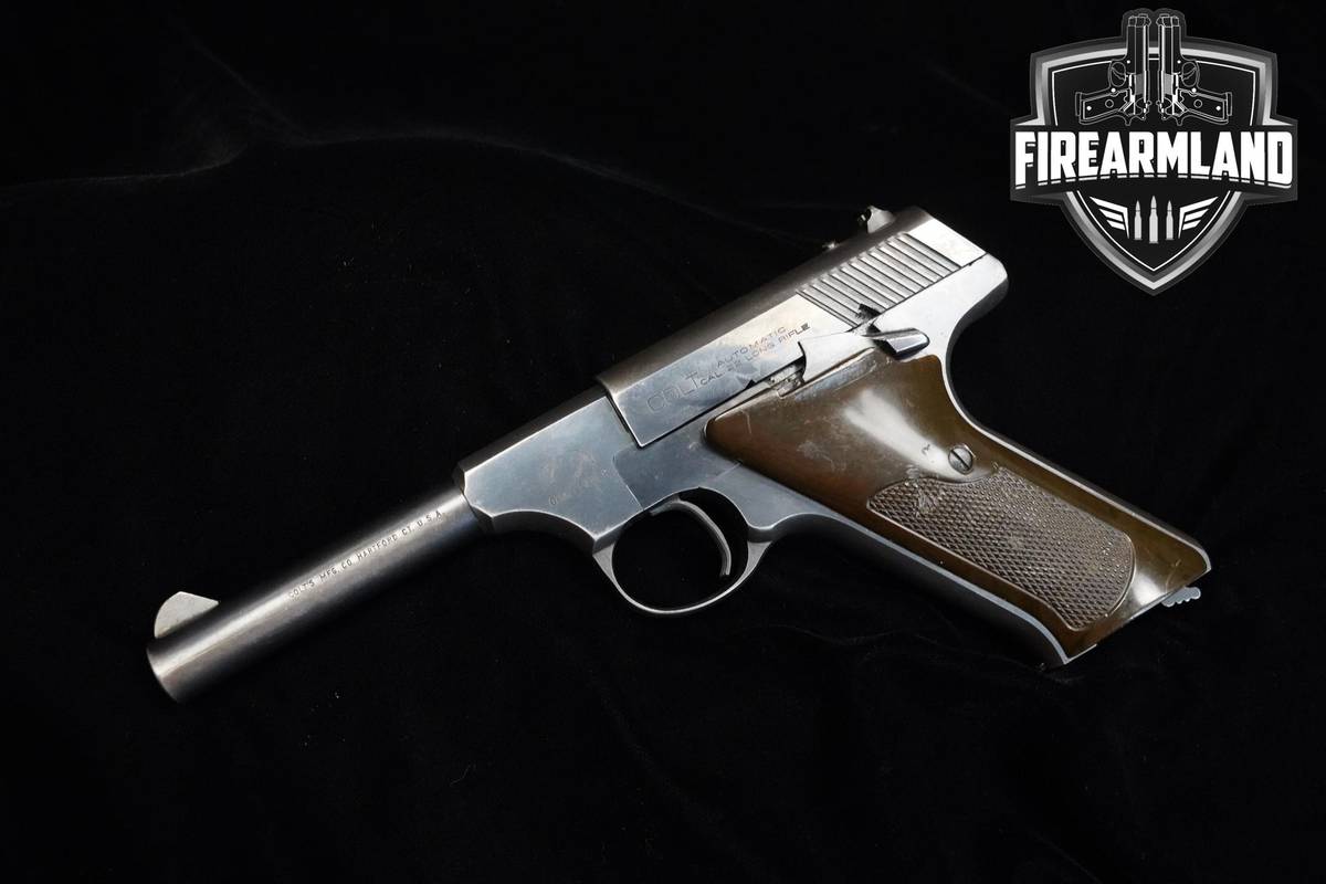 1952 Colt Challenger 1st Series 22LR 4.5" Blued Colt 22-LR Challenger