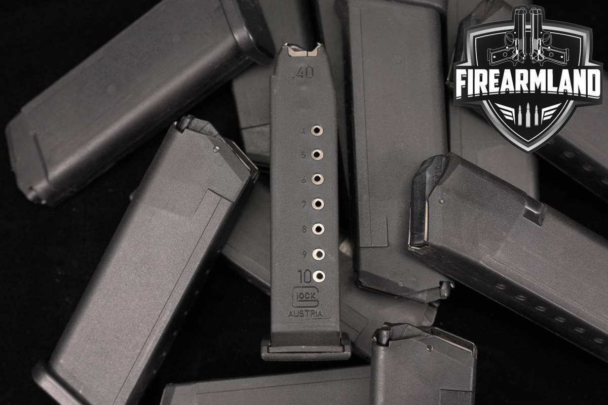 TWELVE (12) Glock 23 G23 10-Round Magazines .40 S&W Mags