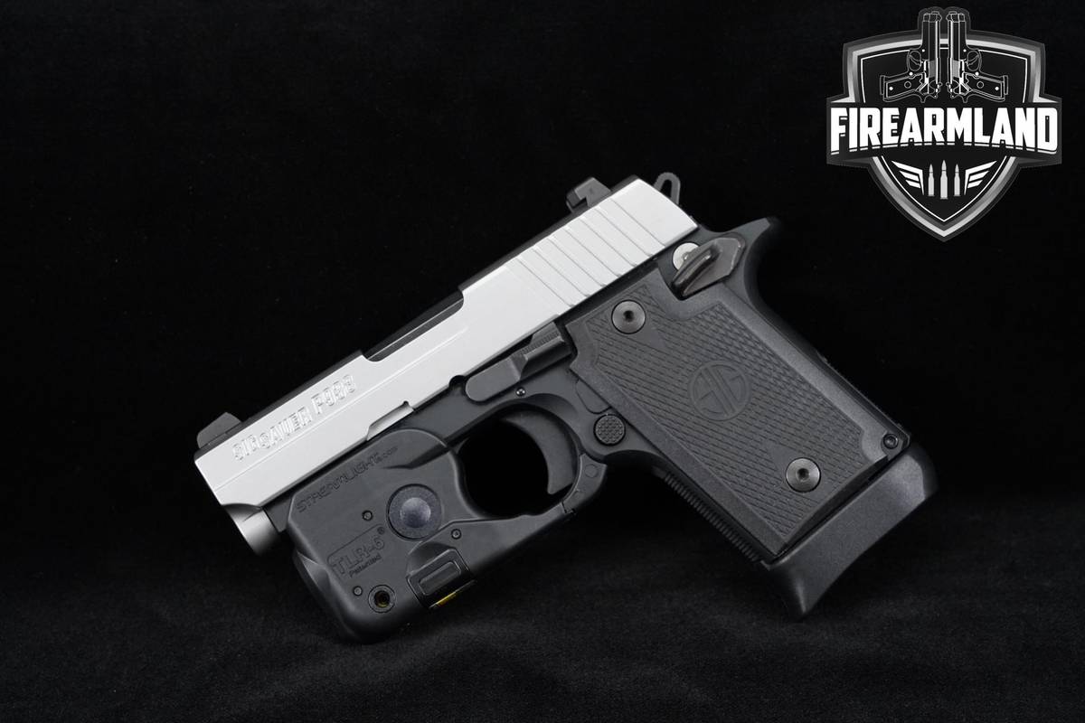 Sig Sauer P938 Two-Tone AMBI 9mm 3" P-938 1911 +ORIG CASE & STREAMLIGHT