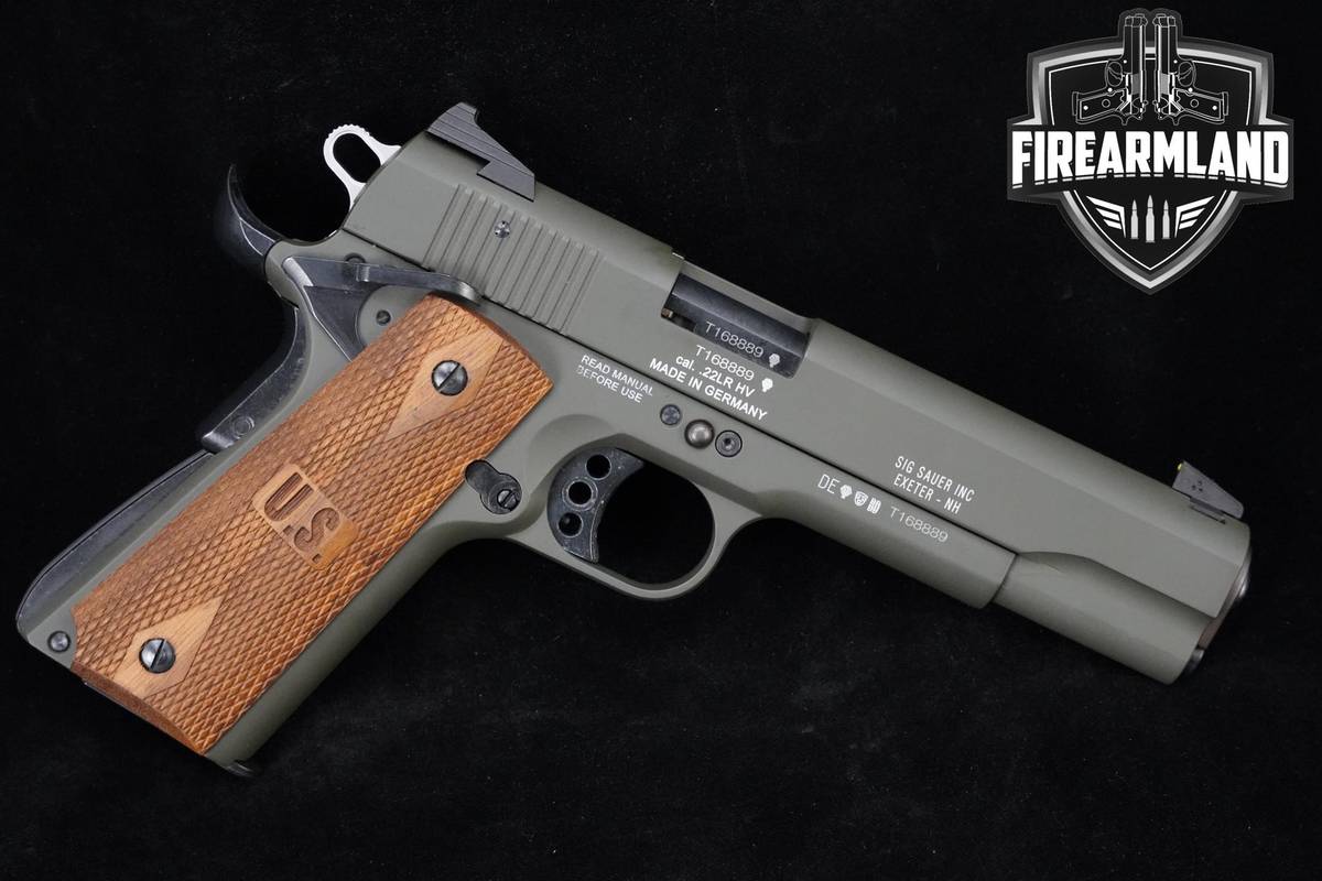 Sig Sauer 1911-22 22LR 1911 OD Green Sig-Sauer 1911-22 1911 22 +3MAGS