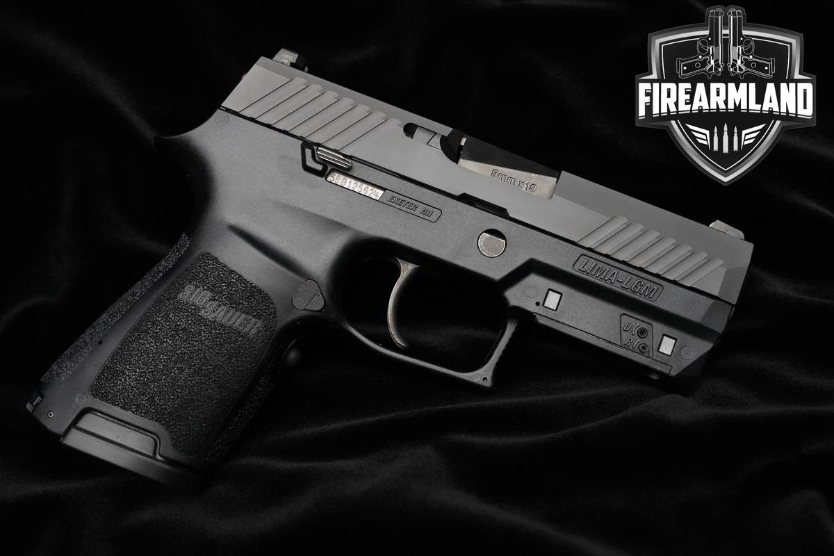 ORIG CASE Sig Sauer P320 C 9mm 15+1 Nitron Sig-Sauer P320C P320-C- 2MAGS