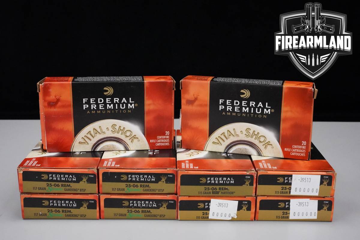 25-06 Rem Ammo 25-06-Rem Ammunition 200 ROUNDS