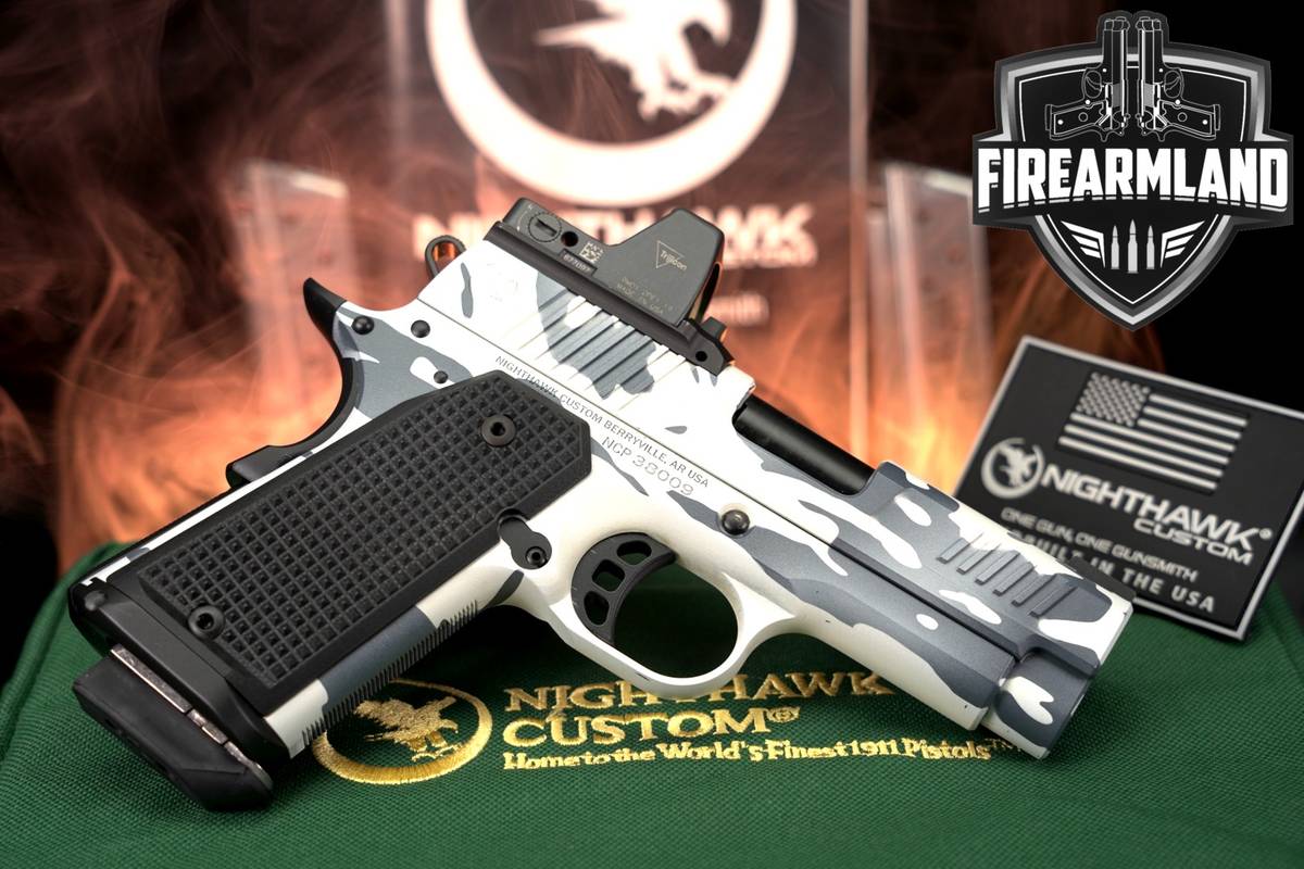 Nighthawk Custom Counselor Ambassador Optics-Ready 1911 9mm +3 MAGS, CASE