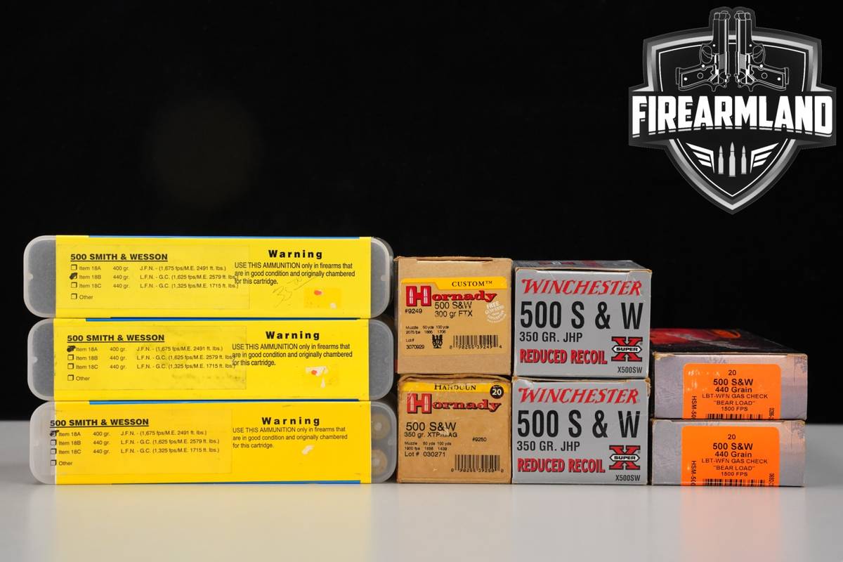 180 RDS! 500 S&W Ammo