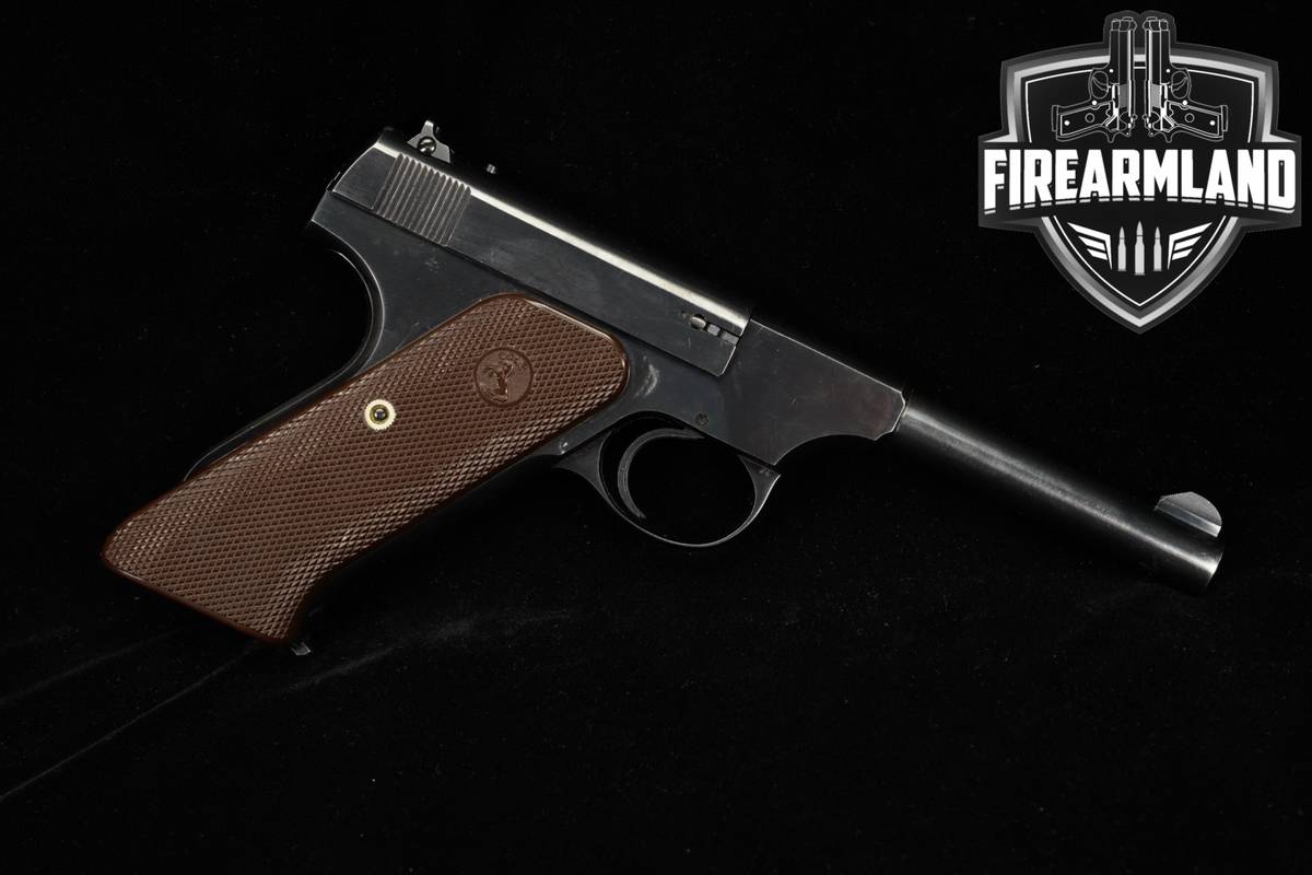 WWII 1942 Colt Woodsman First Series Sport Model 22LR 4.5" Blued