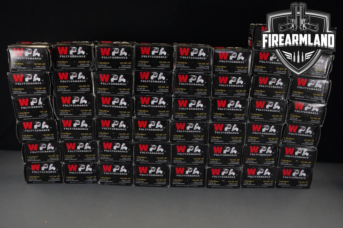 1000 ROUNDS! 7.62x39 Ammo 762x39 Ammunition